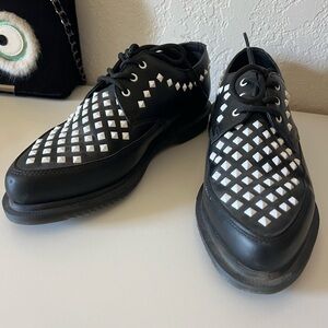 Doc Martens with white studs